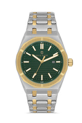DAVID GUNER KOL SAATİ YEŞİL Kadran SARI BEYAZ Kaplama ERKEK - DG-8744GA-D10