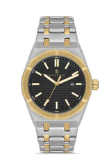 DAVID GUNER KOL SAATİ SİYAH Kadran SARI BEYAZ Kaplama ERKEK - DG-8744GA-D2