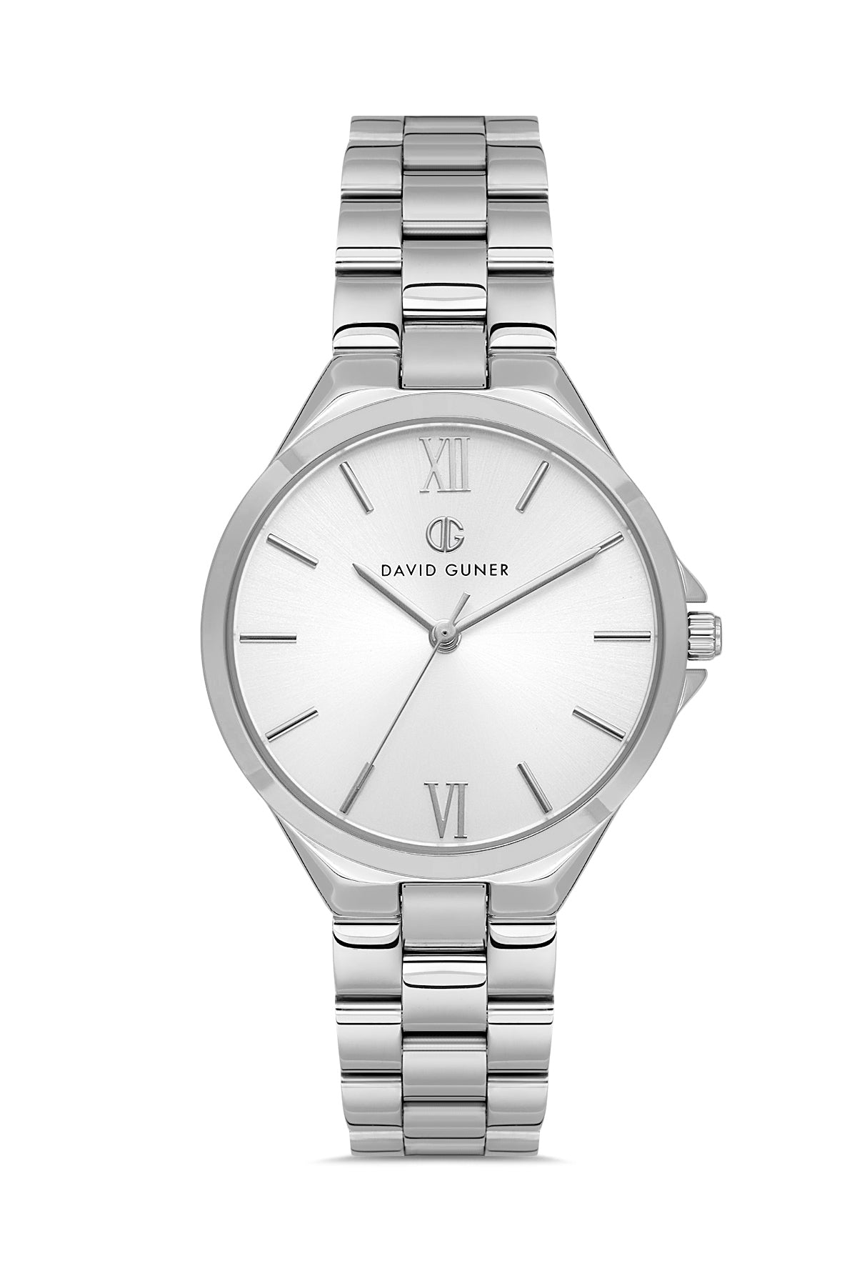 David Guner Kadın Gümüş Kadranlı Gümüş Çelik Kol Saati - DG-8750LA-A1