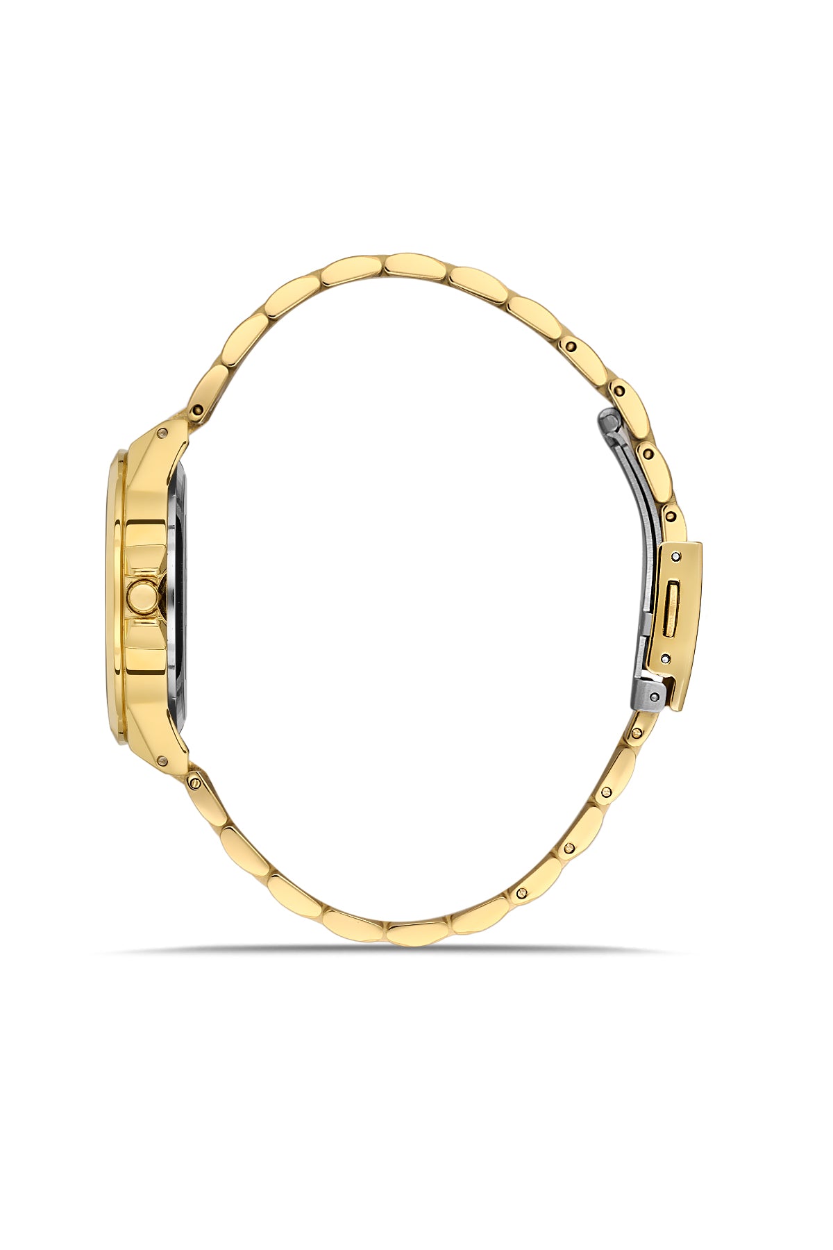 David Guner Kadın Gümüş Kadranlı Sari Çelik Kol Saati - DG-8750LA-B1