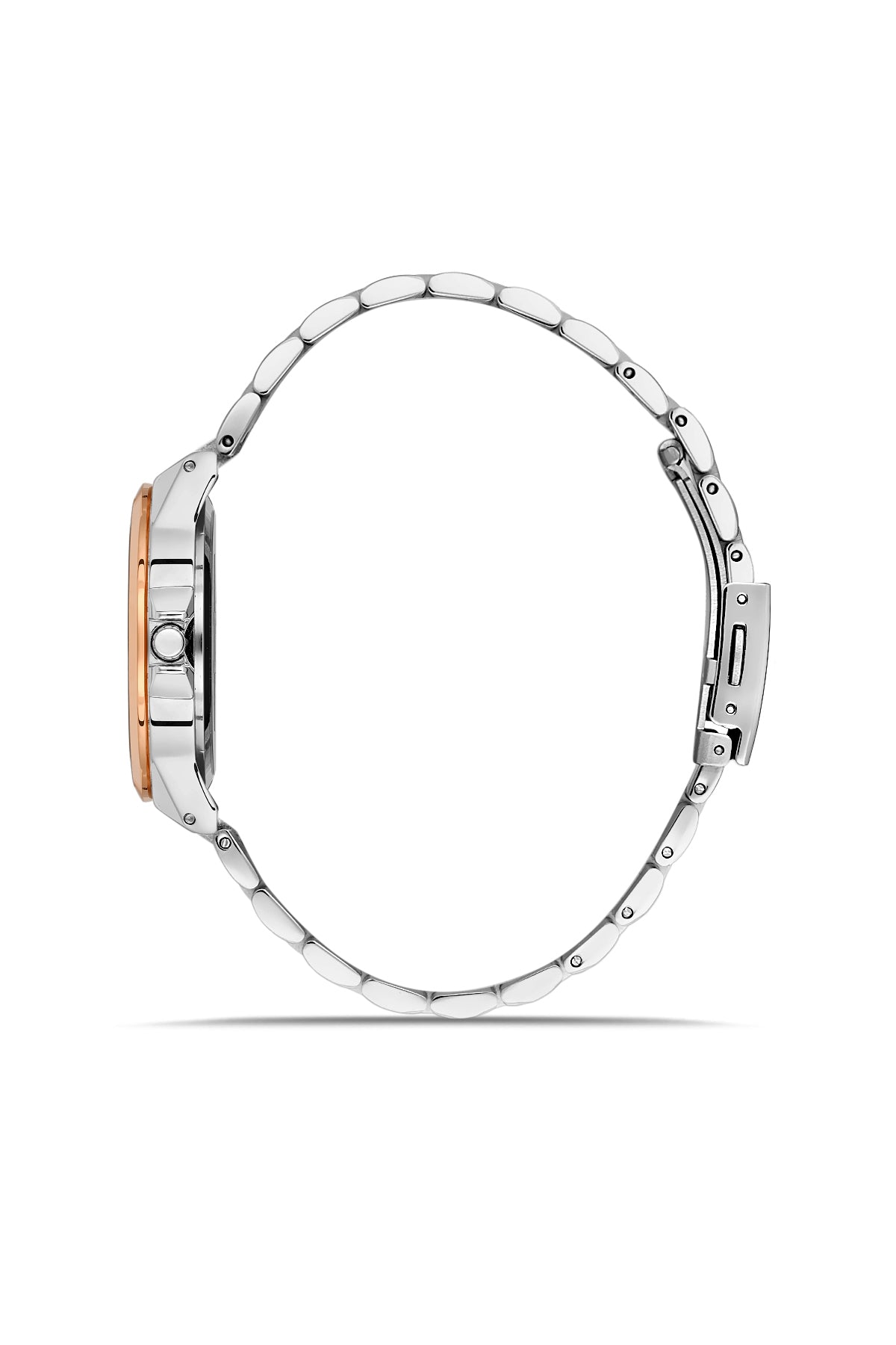 David Guner Kadın Gümüş Kadranlı Rose beyaz Çelik Kol Saati - DG-8750LA-E1