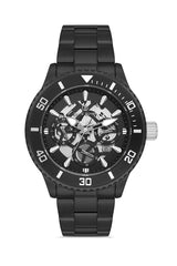 DAVID GUNER Siyah Kaplama Siyah Kadranlı Multi Fonksiyonlu Erkek Kol Saati - DG-8851GA-G2