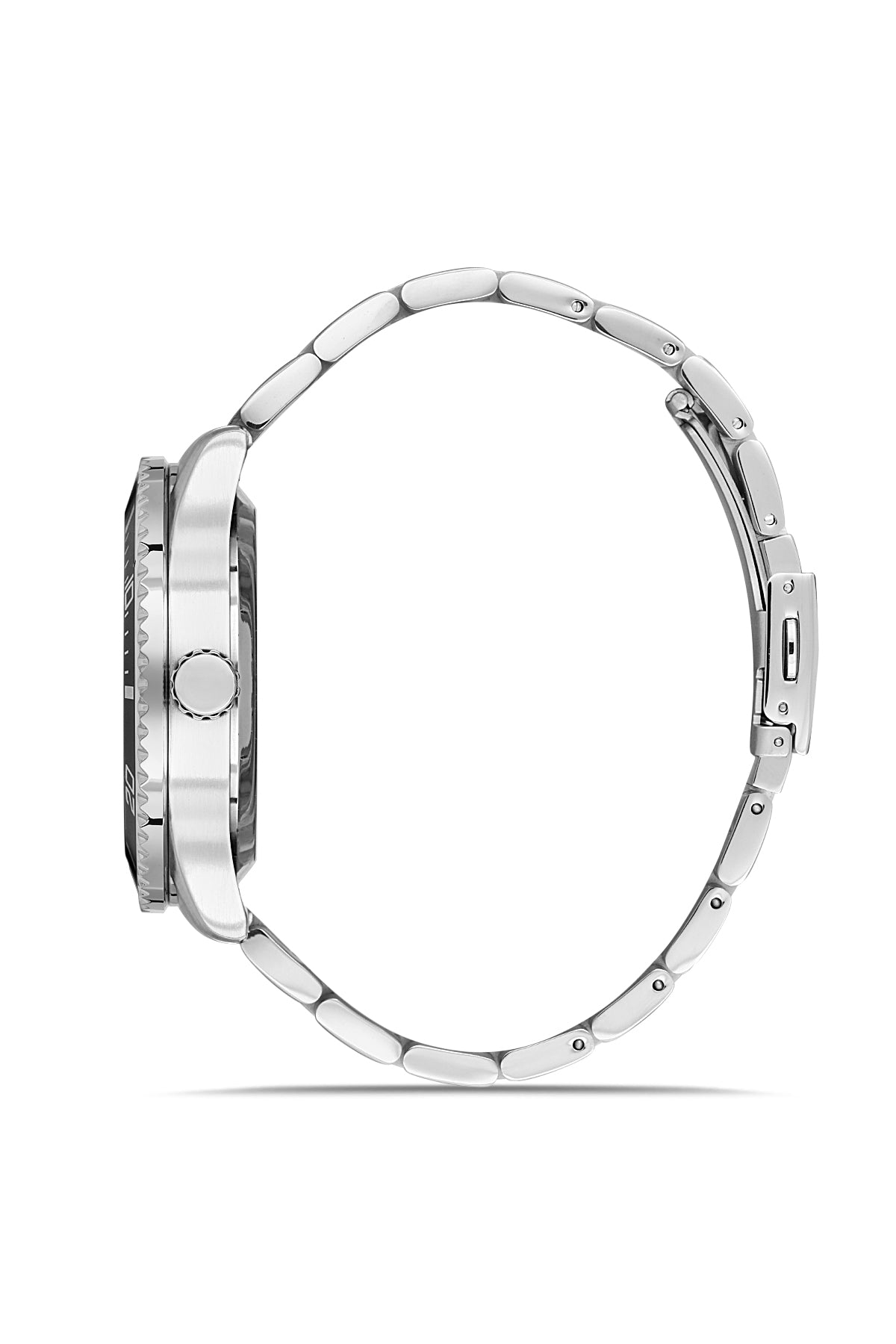 DAVID GUNER KOL SAATİ SİYAH Kadran GÜMÜŞ Kaplama ERKEK - DG-8862GA-A2