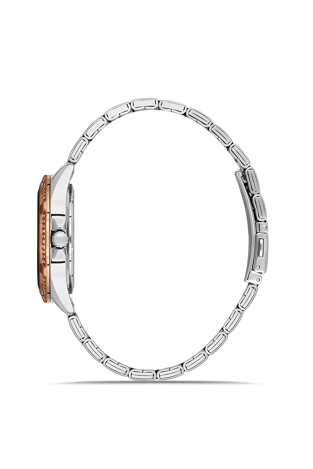 DAVID GUNER KOL SAATİ GÜMÜŞ Kadran ROSE BEYAZ Kaplama KADIN - DG-8874LA-E1