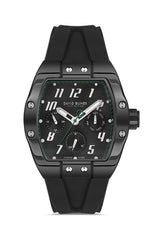 DAVID GUNER Siyah Kaplamalı Siyah Kadranlı Erkek Kol Saati - DG-8883GD-G2