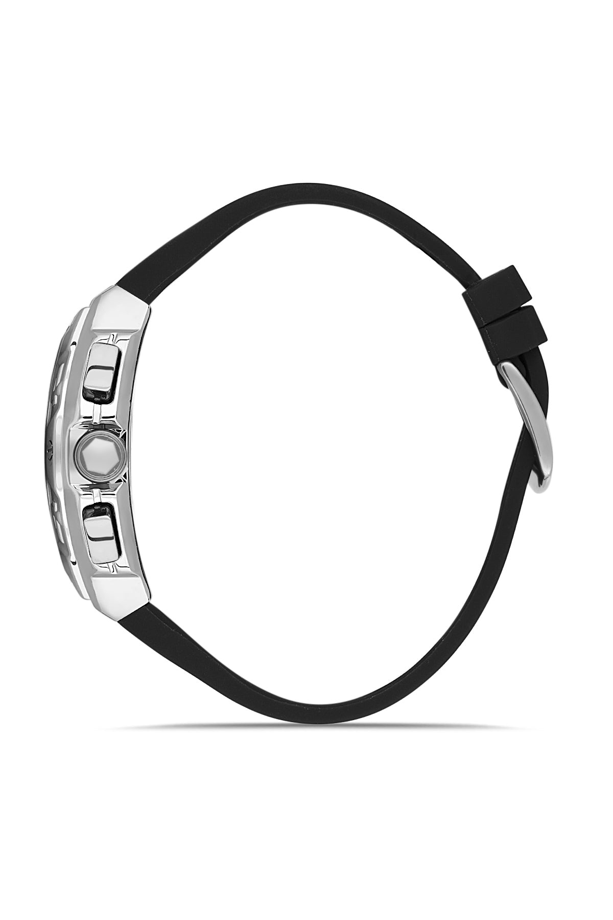 DAVID GUNER KOL SAATİ SİYAH Kadran GÜMÜŞ Kaplama ERKEK - DG-8838GD-J2