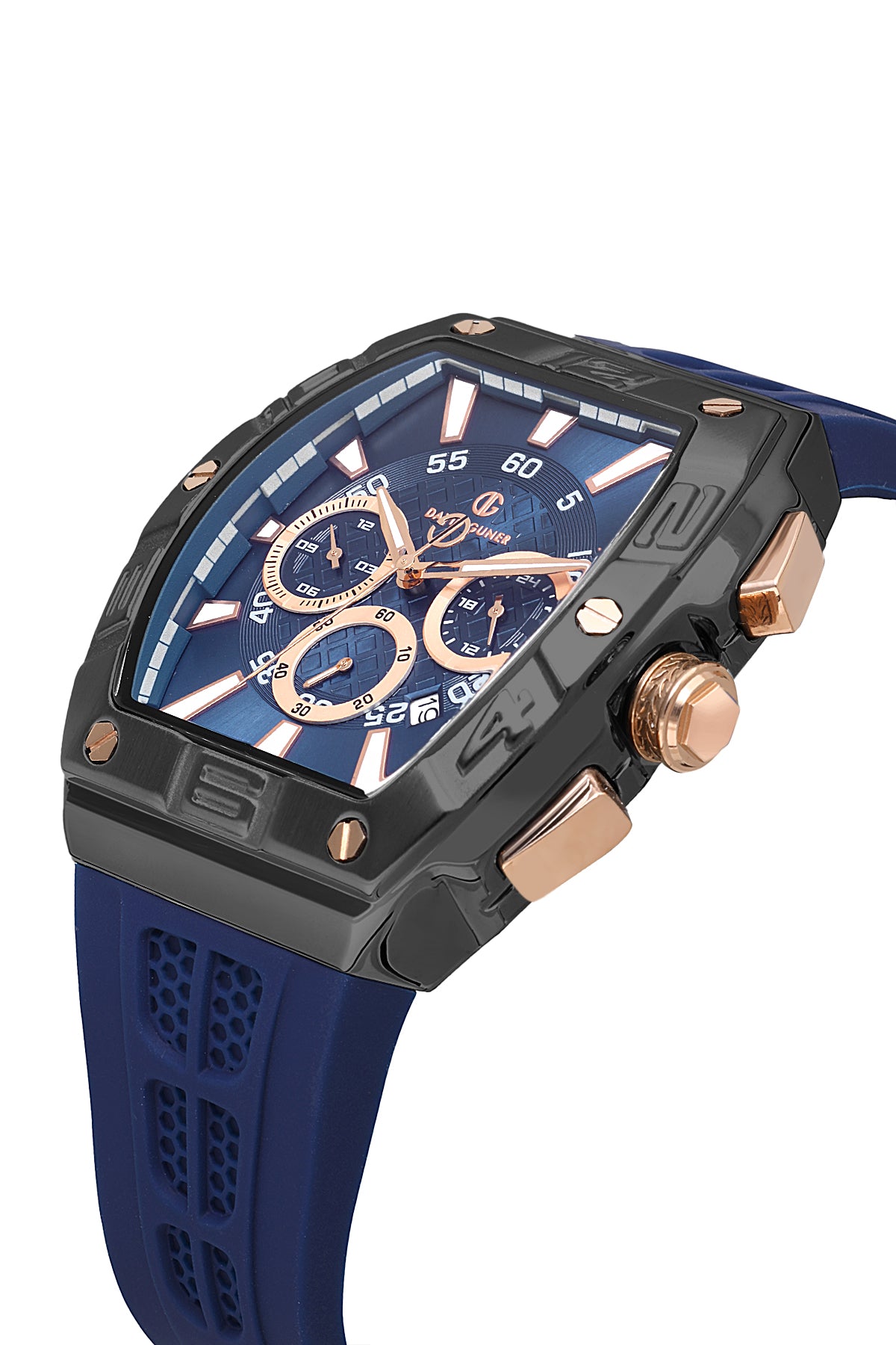 DAVID GUNER KOL SAATİ MAVİ Kadran GUN Kaplama ERKEK - DG-8838GD-ZA3
