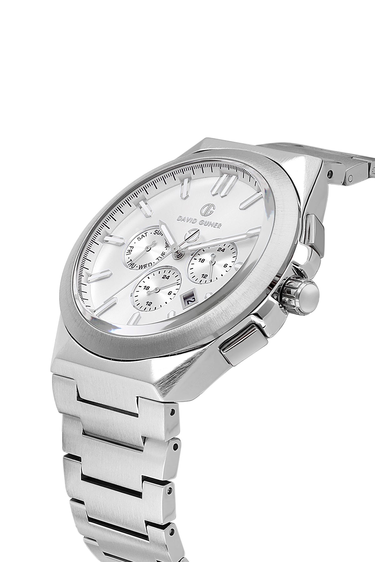 DAVID GUNER KOL SAATİ GÜMÜŞ Kadran GÜMÜŞ Kaplama ERKEK - DG-8849GA-A1
