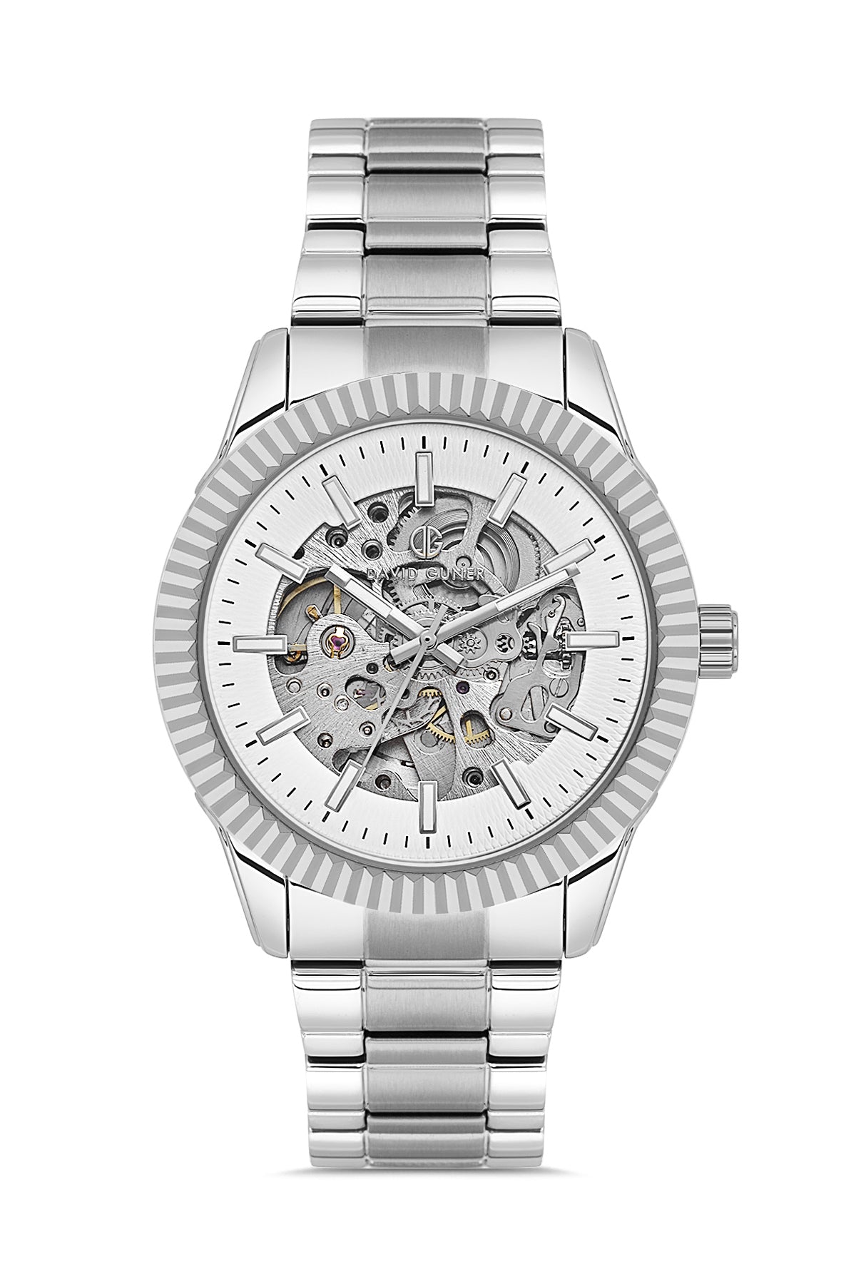 DAVID GUNER KOL SAATİ GÜMÜŞ Kadran GÜMÜŞ Kaplama ERKEK - DG-8853GA-A1