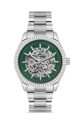 DAVID GUNER KOL SAATİ YEŞİL Kadran GÜMÜŞ Kaplama ERKEK - DG-8853GA-A10