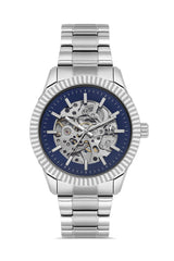 DAVID GUNER KOL SAATİ MAVİ Kadran GÜMÜŞ Kaplama ERKEK - DG-8853GA-A3