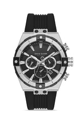 DAVID GUNER KOL SAATİ SİYAH Kadran GÜMÜŞ SİYAH Kaplama ERKEK - DG-8913GD-J2