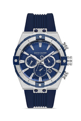 DAVID GUNER KOL SAATİ MAVİ Kadran GÜMÜŞ MAVİ Kaplama ERKEK - DG-8913GD-L3