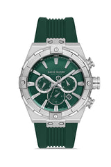 DAVID GUNER KOL SAATİ YEŞİL Kadran GÜMÜŞ Kaplama ERKEK - DG-8913GD-ZM10