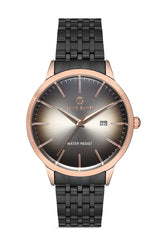 DAVID GUNER ROSE SİYAH KAPLAMALI SİYAH KADRANLI ERKEK KOL SAATİ DG-8073GA-R2