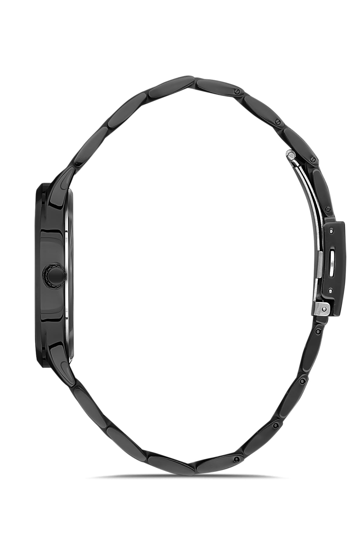 David Guner Erkek Si̇yah Kadranlı Si̇yah Çelik Kol Saati - DG-8195GA-G2