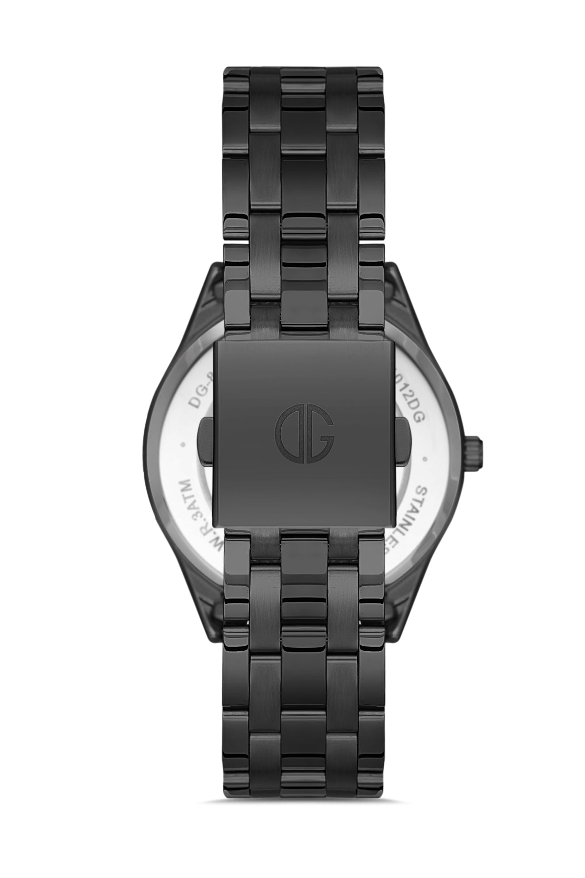 David Guner Erkek Si̇yah Kadranlı Si̇yah Çelik Kol Saati - DG-8195GA-G2