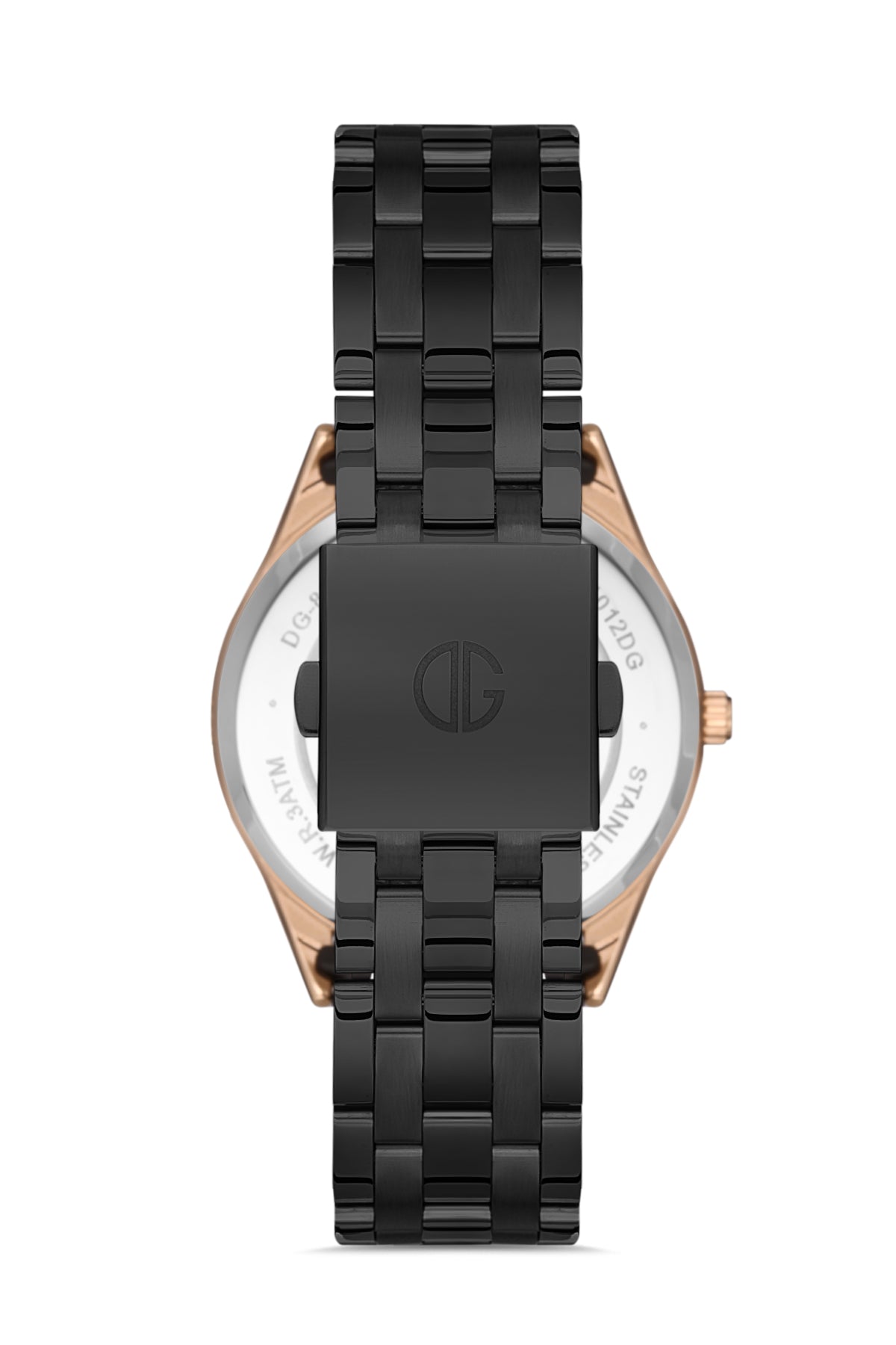 David Guner Erkek Si̇yah Kadranlı Rose si̇yah Çelik Kol Saati - DG-8195GA-R2