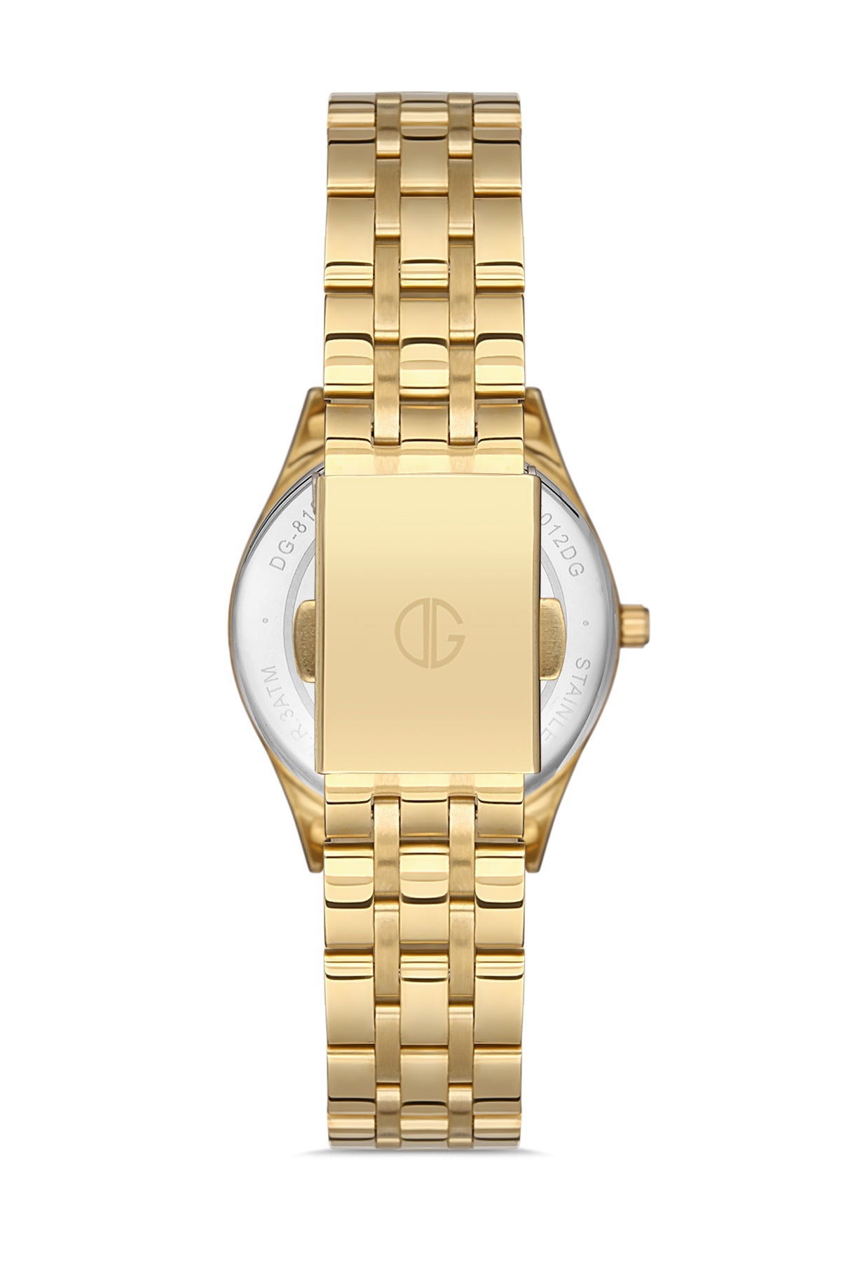David Guner Kadın Sarı Kadranlı Sari Çelik Kol Saati - DG-8195LA-B4