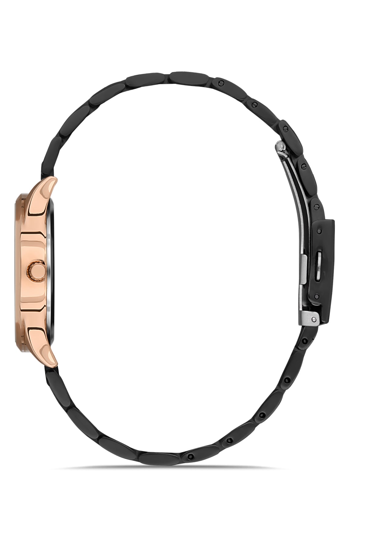 David Guner Kadın Si̇yah Kadranlı Rose si̇yah Çelik Kol Saati - DG-8195LA-R2