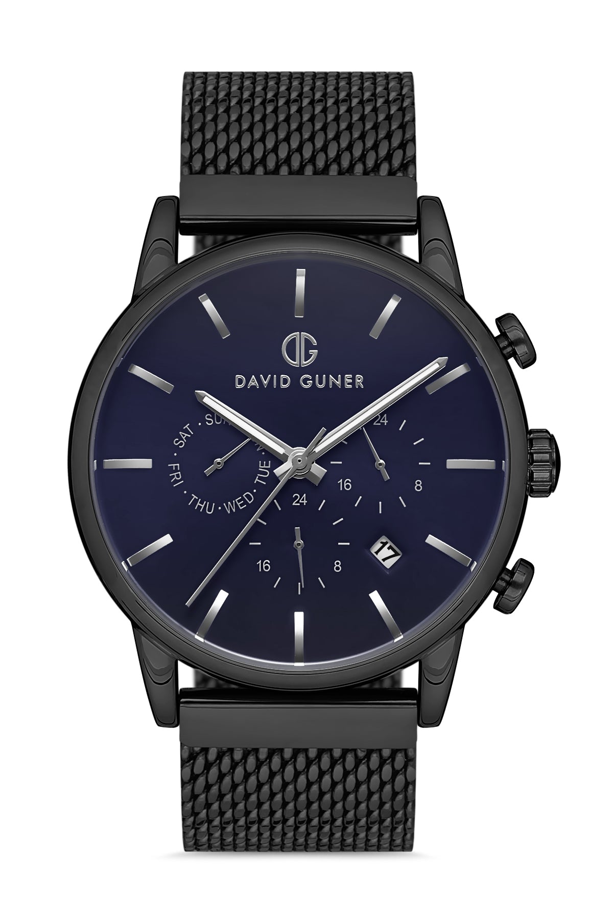 DAVID GUNER KOL SAATİ MAVİ Kadran GUN Kaplama ERKEK - DG-8205GC-V3