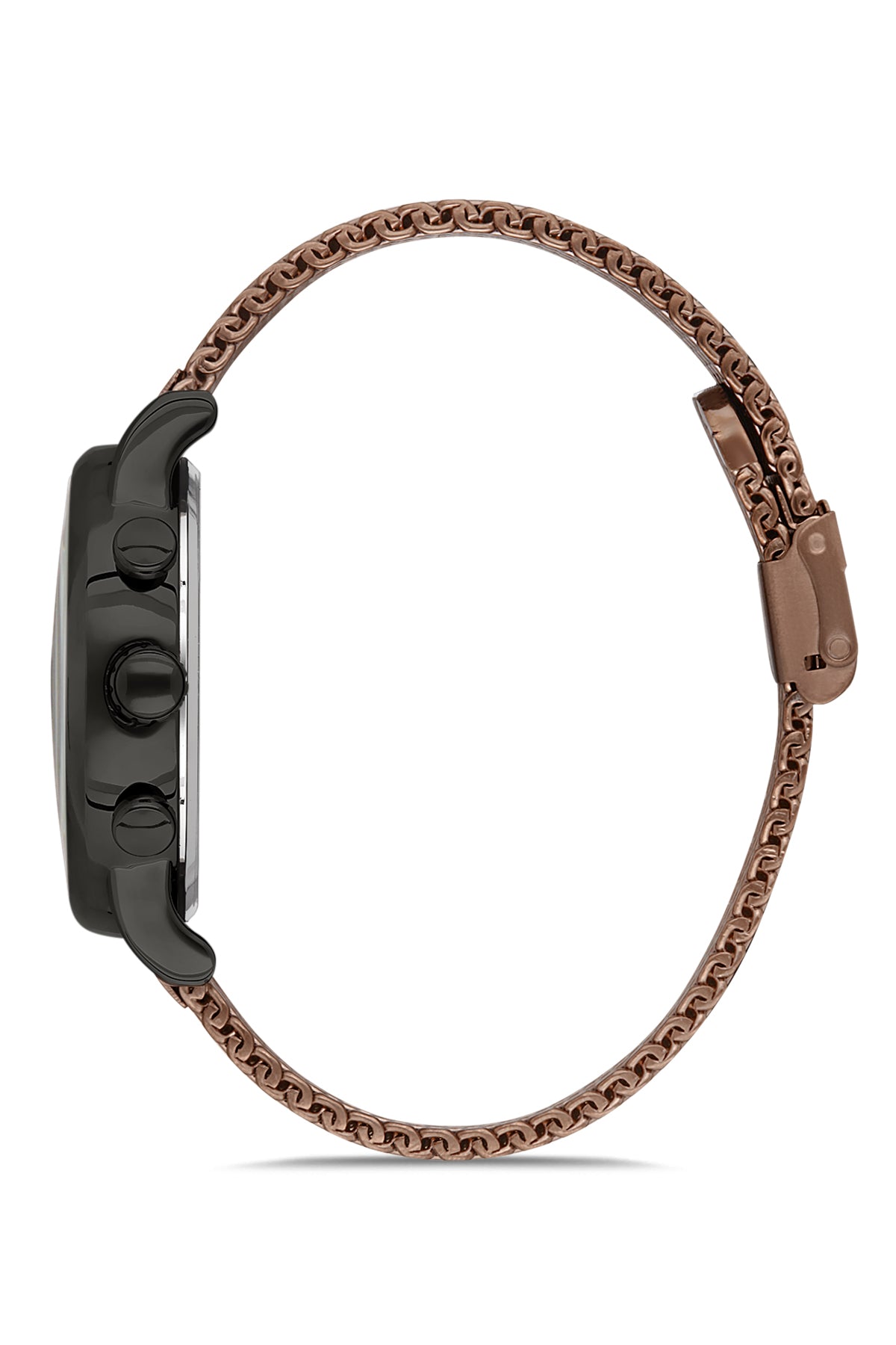 DAVID GUNER KOL SAATİ KAHVERENGİ Kadran SİYAH Kaplama ERKEK - DG-8205GC-X6