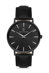 DAVID GUNER SİYAH KAPLAMALI SİYAH KADRANLI ERKEK KOL SAATİ DG-8233GB-G2