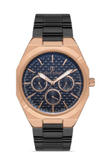 DAVID GUNER ROSE SİYAH KAPLAMALI SİYAH KADRANLI ERKEK KOL SAATİ DG-8256GA-R2