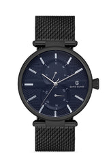 DAVID GUNER GUN KAPLAMALI MAVİ KADRANLI ERKEK KOL SAATİ DG-8284GC-V3