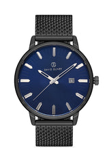 David Guner Erkek Mavi̇ Kadranlı Füme Çelik Kol Saati - DG-8304GC-V3