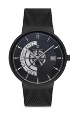 DAVID GUNER SİYAH KAPLAMALI SİYAH KADRANLI ERKEK KOL SAATİ DG-8309GC-G2E