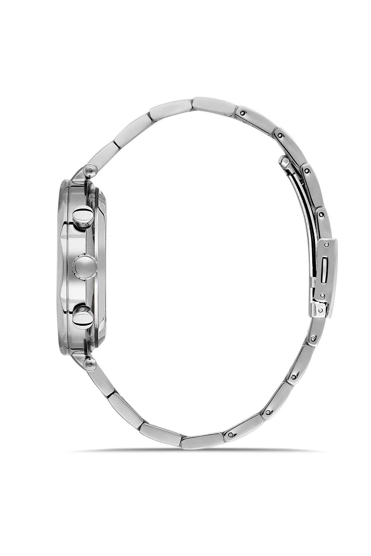 David Guner Lacivert Kadranlı Gümüş Çelik Kordonlu Erkek Kol Saati - DG-8693GA-A3