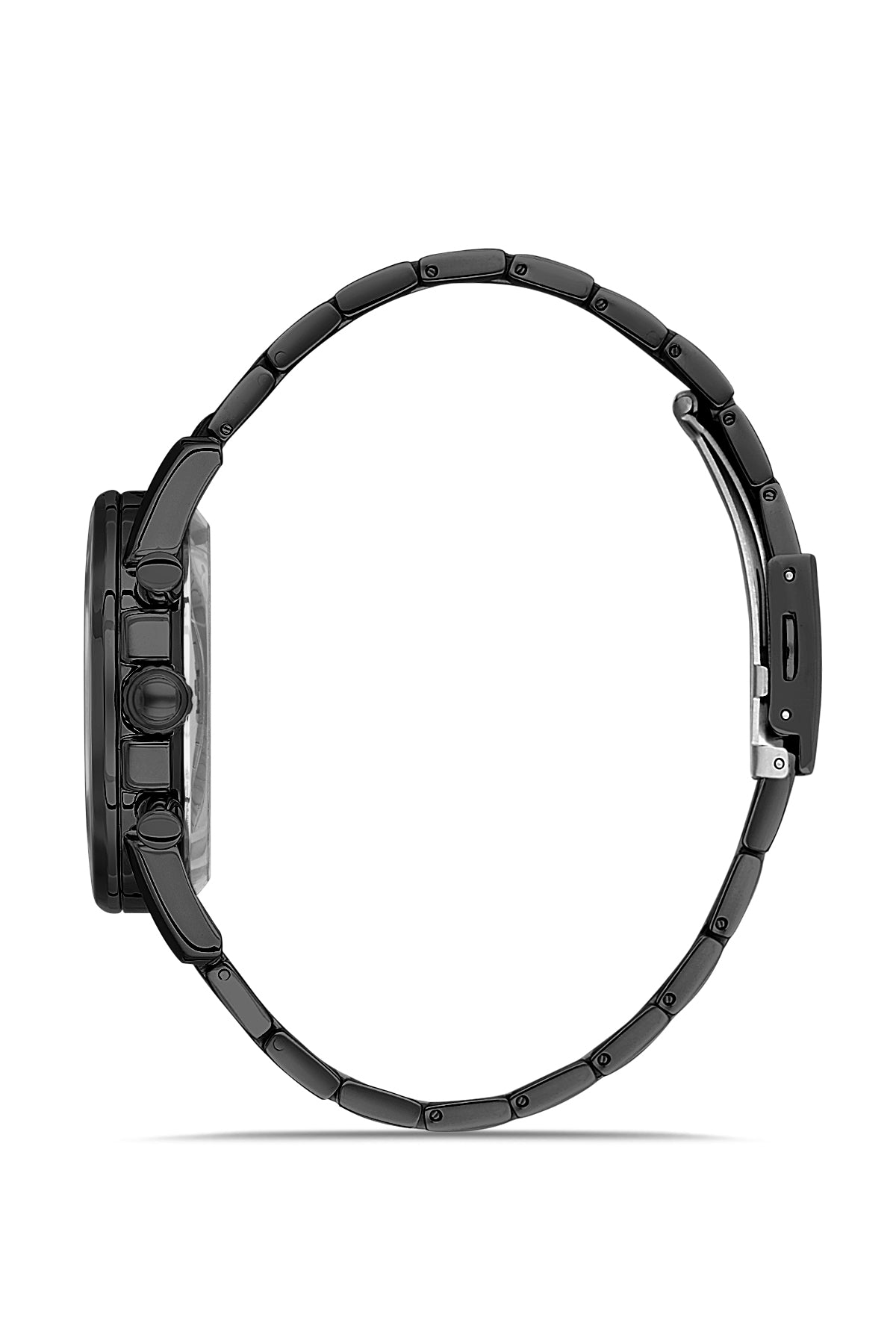 DAVID GUNER Lacivert Kadranlı Gun Kaplamalı Multifonksiyonlu Erkek Kol Saati - DG-8670GA-V3