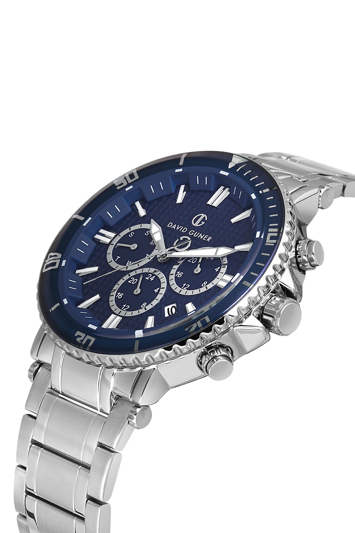 DAVID GUNER Lacivert Kadranlı Multifonksiyonlu Erkek Kol Saati - DG-8424GA-A3