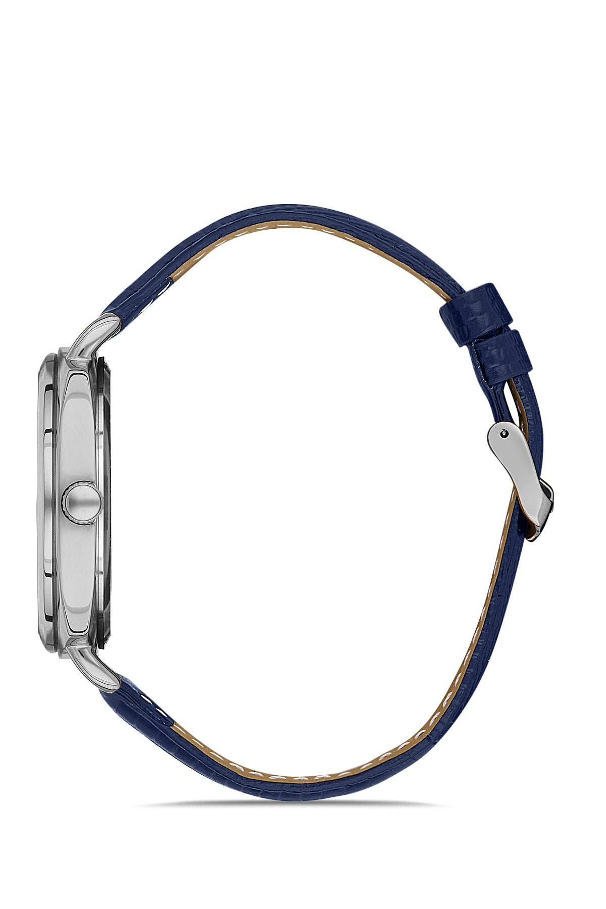 DAVID GUNER GÜMÜŞ KAPLAMALI MAVİ KADRANLI ERKEK KOL SAATİ - DG-8055GB-L3