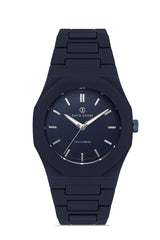 DAVID GUNER Mavi Kadranlı Mavi Polikarbon Kayışlı Düz Erkek Saati - DG-8701GA-H3