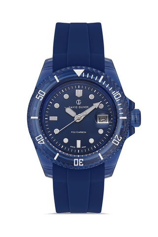 DAVID GUNER Mavi Kadranlı Mavi Kaplamalı Unisex Kol Saati - DG-8656GD-H3