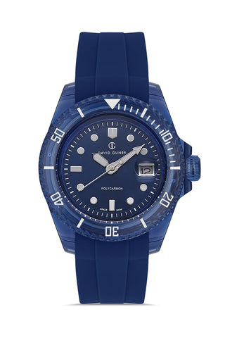DAVID GUNER Mavi Kadranlı Mavi Kaplamalı Unisex Kol Saati - DG-8656GD-H3