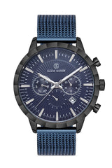 DAVID GUNER MAVİ KAPLAMALI MAVİ KADRANLI ERKEK KOL SAATİ - DG-8022GC-ZA3