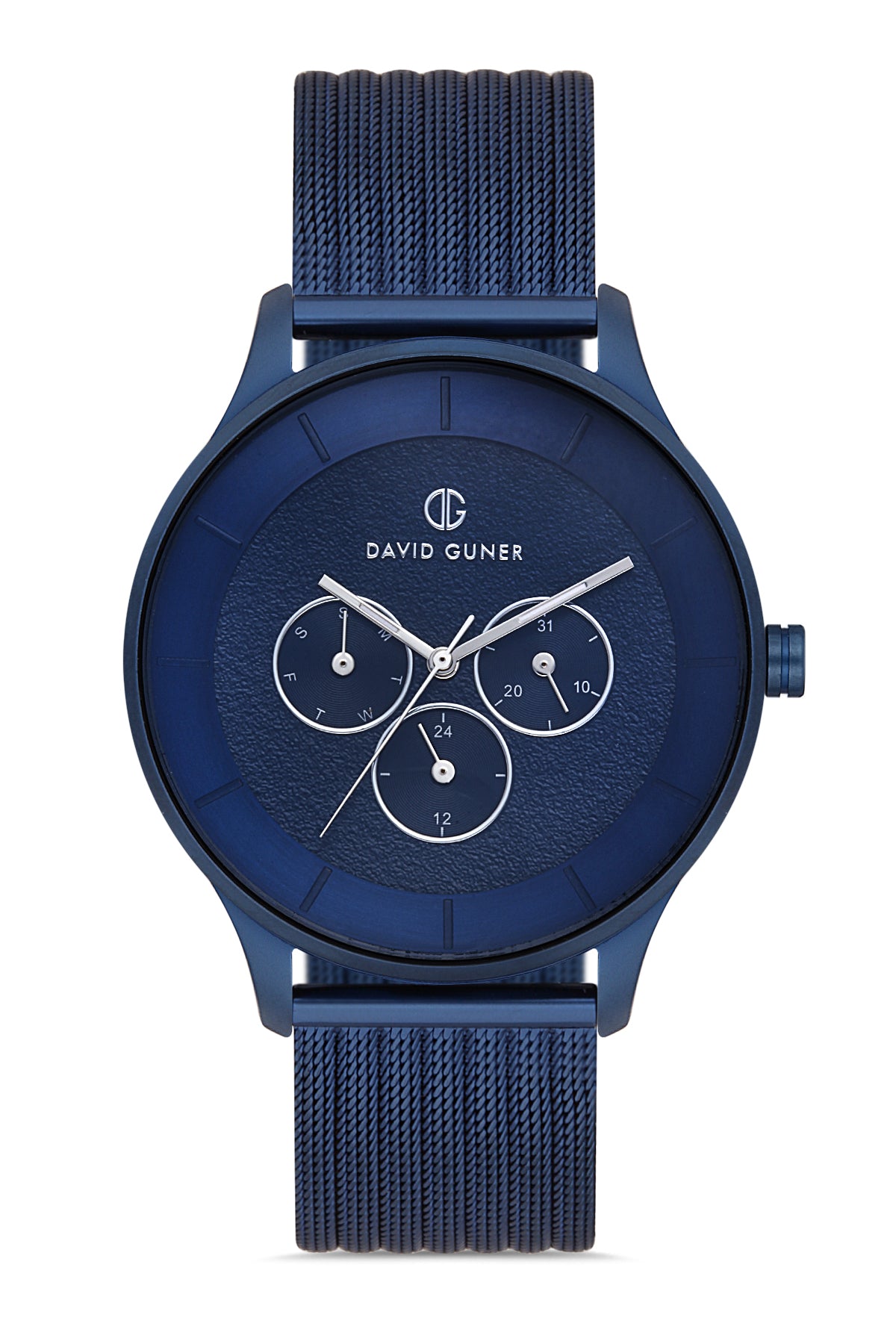 DAVID GUNER MAVİ KAPLAMALI MAVİ KADRANLI ERKEK KOL SAATİ - DG-8246GC-H3E