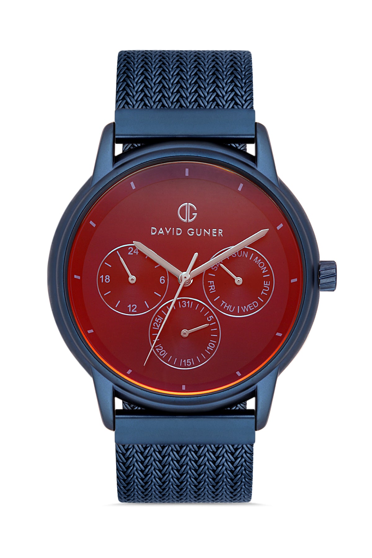 DAVID GUNER MAVİ KAPLAMALI MAVİ KADRANLI ERKEK KOL SAATİ - DG-8294GC-H3E