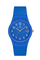 DAVID GUNER MAVİ KAPLAMALI MAVİ KADRANLI ERKEK KOL SAATİ DG-8464GD-H3