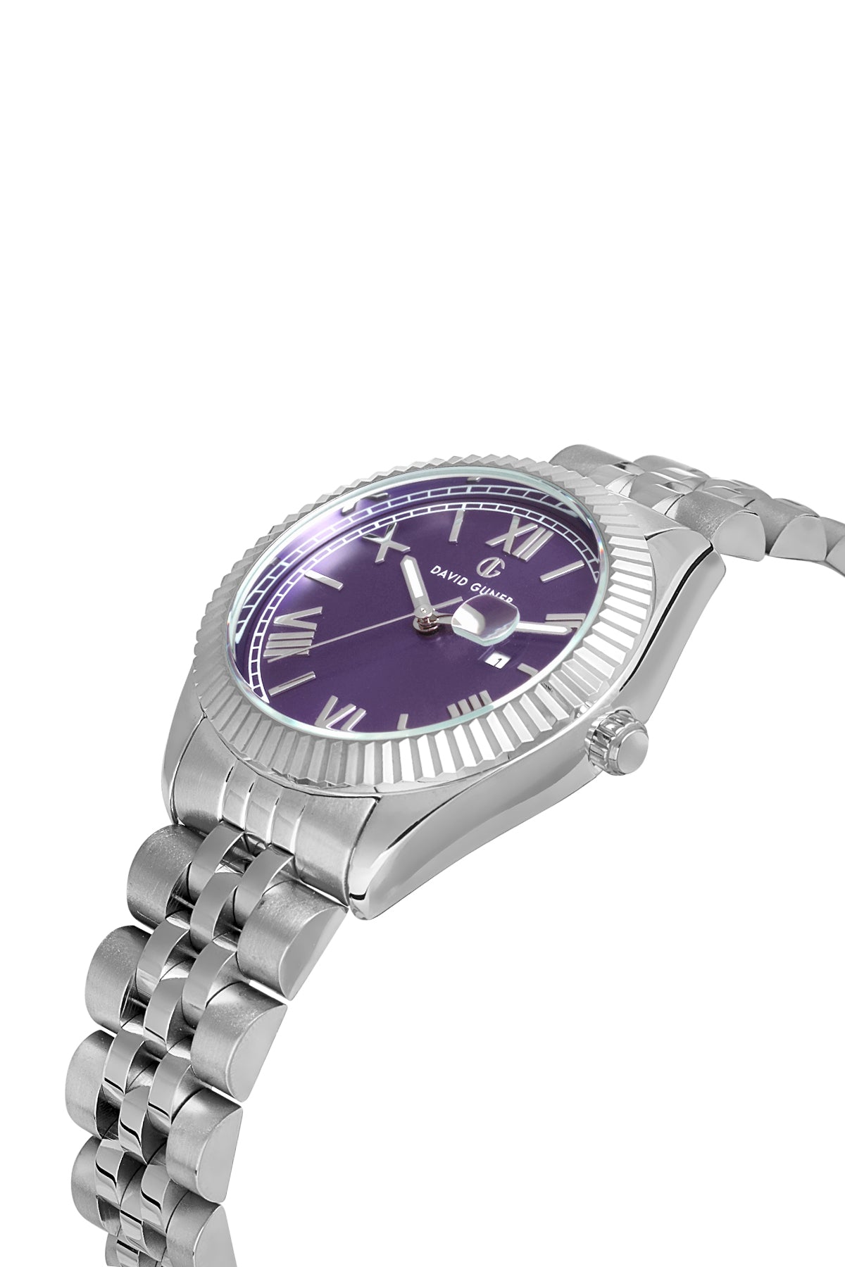DAVID GUNER Purple Dial Women's Watch