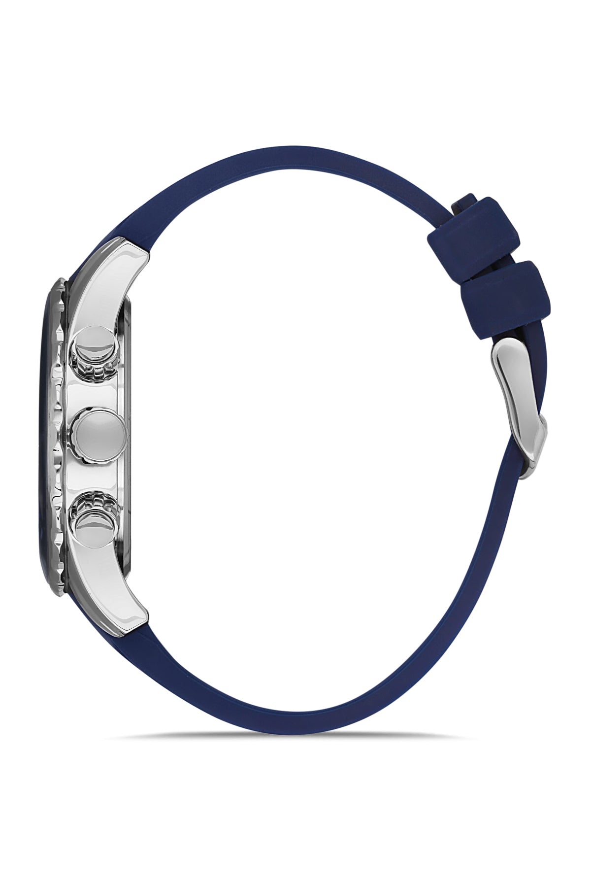 DAVID GUNER Multifonksiyonlu Gümüş Mavi Kaplamalı Erkek Kol Saati - DG-8404GD-L3