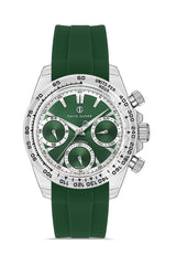 DAVID GUNER Polycarbonate Green Band Unisex Watch
