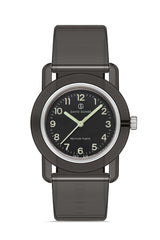 DAVID GUNER Rakamlı Siyah Plastik Kordonlu Geri Dönüştürülebilir Su Geçirmez Unisex Kol Saati - DG-8661LD-G2A