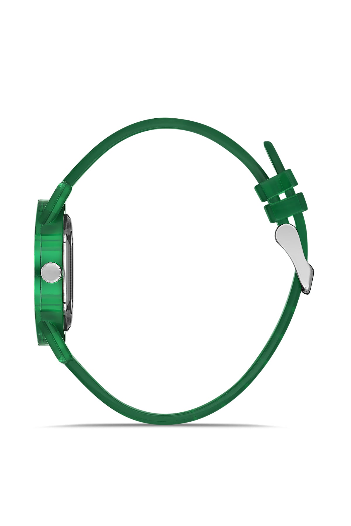 DAVID GUNER Rakamlı Yeşil Plastik Kordonlu Geri Dönüştürülebilir Su Geçirmez Unisex Kol Saati - DG-8661LD-ZF10A