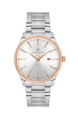 DAVID GUNER ROSE BEYAZ KAPLAMALI BEYAZ KADRANLI ERKEK KOL SAATİ - DG-8714GA-E1