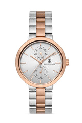 DAVID GUNER ROSE BEYAZ KAPLAMALI BEYAZ KADRANLI KADIN KOL SAATİ - DG-8222LA-E1