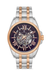 DAVID GUNER ROSE BEYAZ KAPLAMALI KAHVERENGİ KADRANLI ERKEK KOL SAATİ DG-8267GA-E6